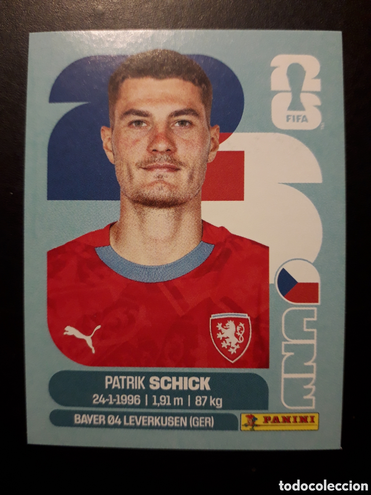 Cromos de F&uacute;tbol: SCHICK REP CHECA/CHEQUIA CZE 20 MUNDIAL F&Uacute;TBOL 2026 FIFA WORLD CUP PANINI SIN PEGAR PEDIDO M&Iacute;NIMO 3&euro;