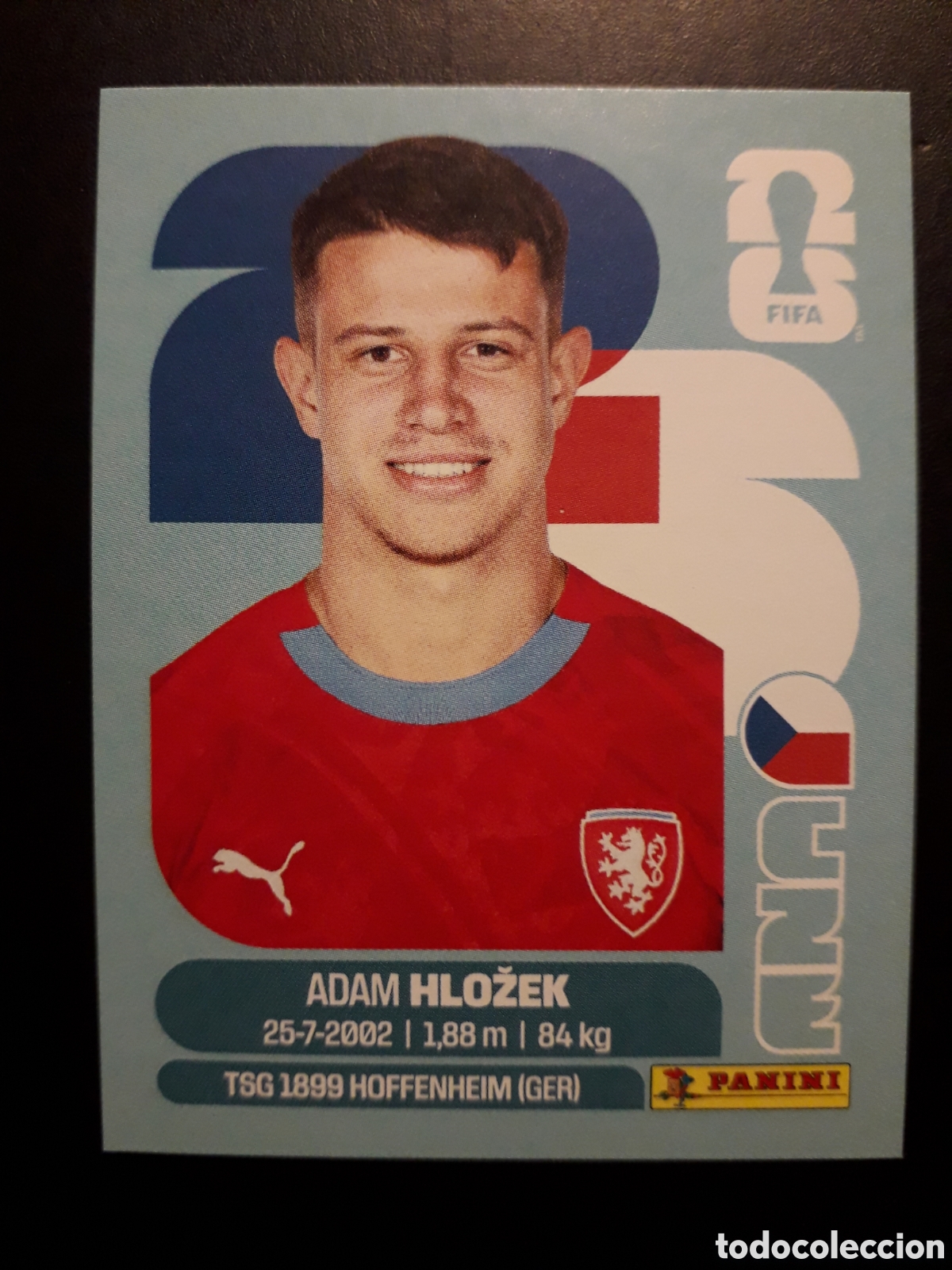 Cromos de F&uacute;tbol: HLOŽEK REP CHECA/CHEQUIA CZE 19 MUNDIAL F&Uacute;TBOL 2026 FIFA WORLD CUP PANINI SIN PEGAR PEDIDO M&Iacute;NIMO 3&euro;