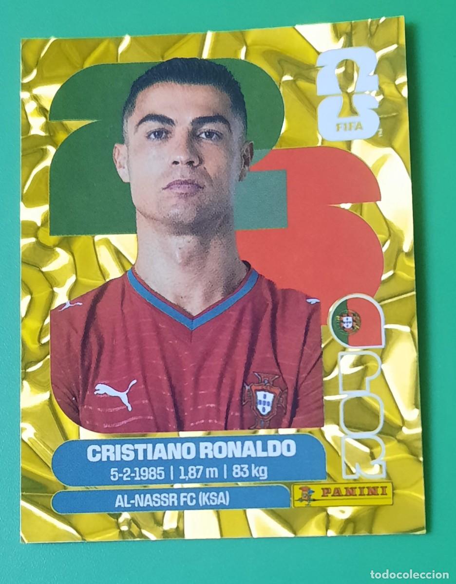 Cromos de F&uacute;tbol: CRISTIANO RONALDO N&ordm; 15-GOLD CRUMPLE-MUNDIAL 2026-PORTUGAL-STIKER