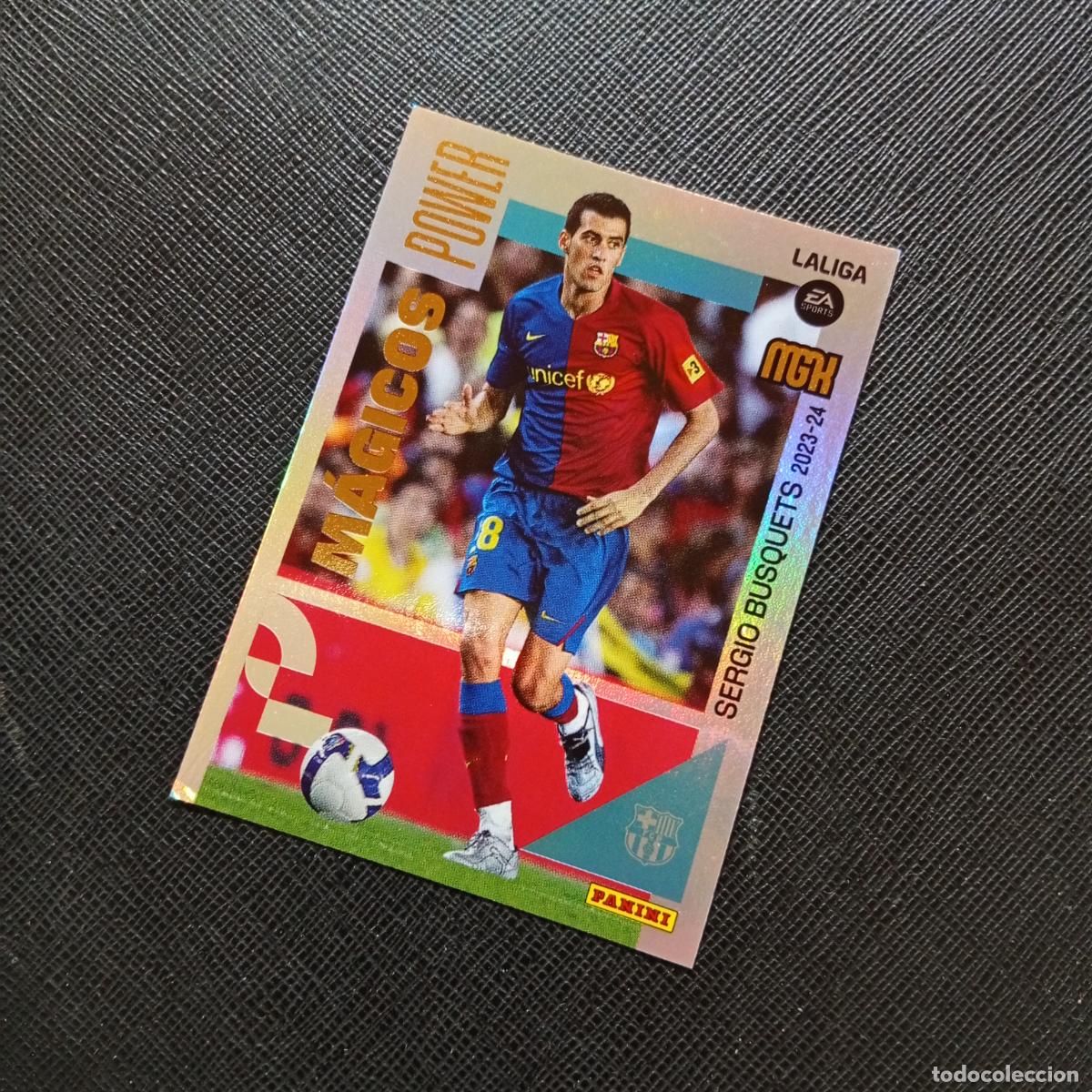 Cromos de F&uacute;tbol: P441 441 SERGIO BUSQUETS BARCELONA PANINI MEGACRACKS 2023 2024 CROMO FUTBOL 23 24 - A143 PG289