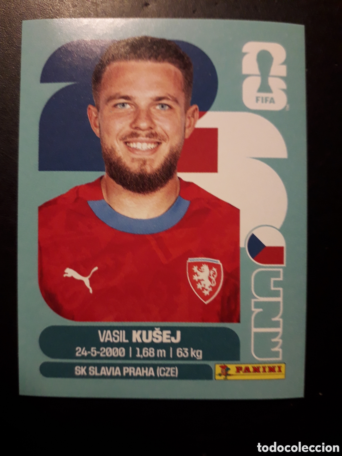 Cromos de F&uacute;tbol: KU&Scaron;EJ REP CHECA/CHEQUIA CZE 16 MUNDIAL F&Uacute;TBOL 2026 FIFA WORLD CUP PANINI SIN PEGAR PEDIDO M&Iacute;NIMO 3&euro;.