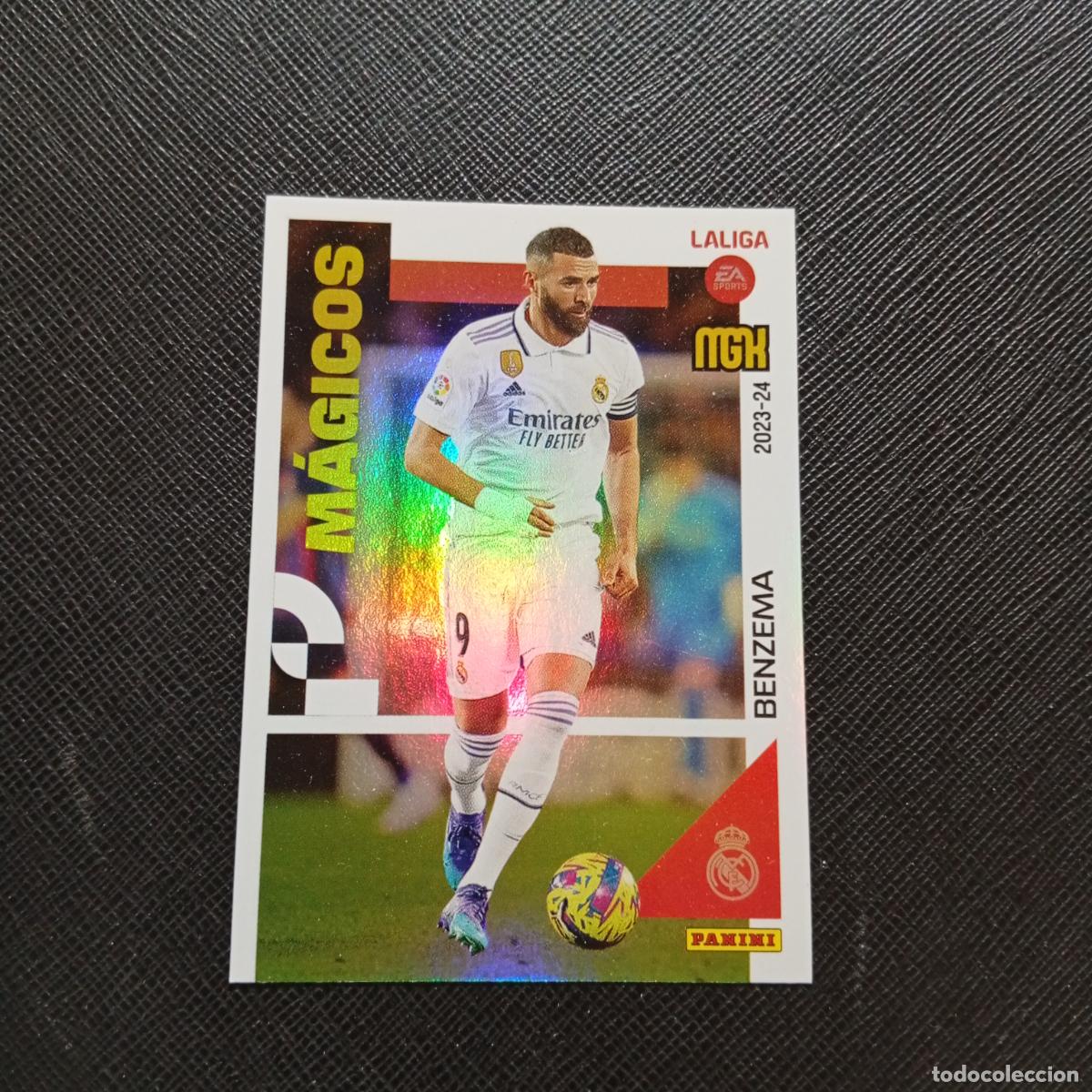 Cromos de F&uacute;tbol: 433 BENZEMA REAL MADRID PANINI MEGACRACKS 2023 2024 CROMO FUTBOL 23 24 - A143 PG325