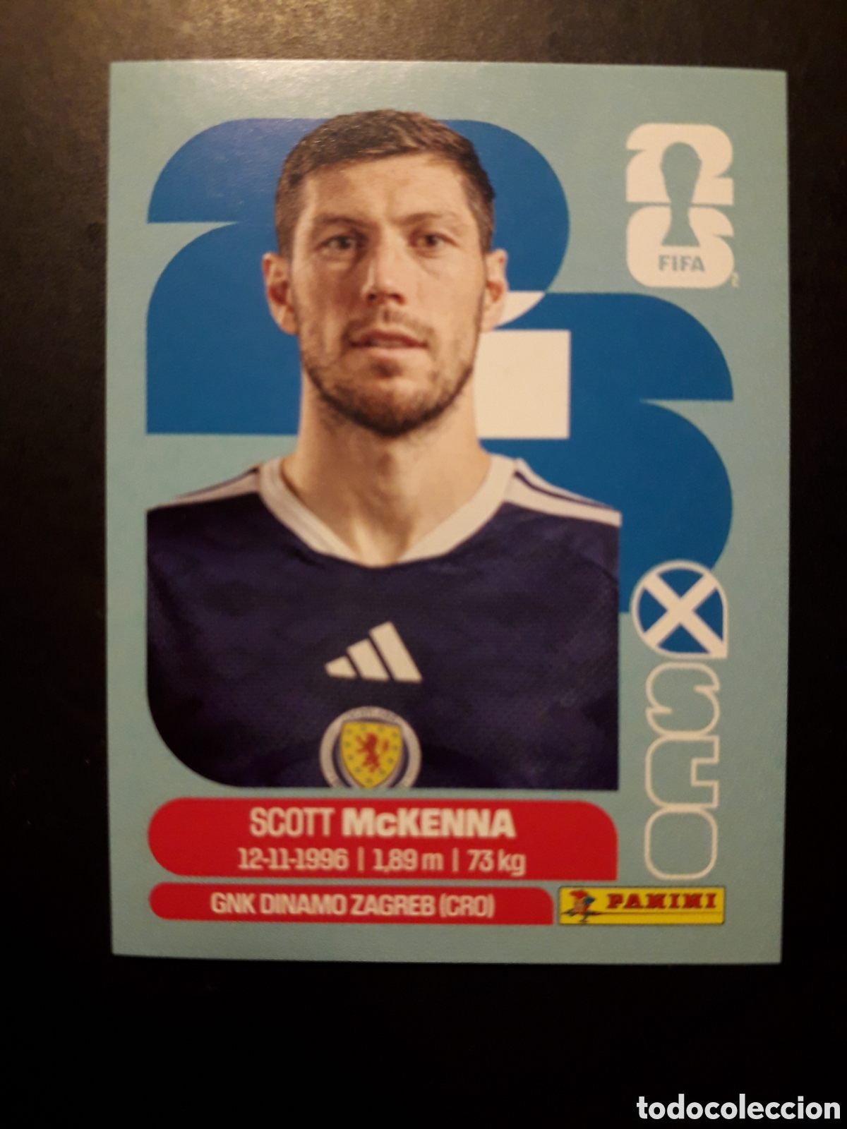 Cromos de F&uacute;tbol: McKENNA ESCOCIA SCO 7 MUNDIAL F&Uacute;TBOL 2026 FIFA WORLD CUP PANINI SIN PEGAR PEDIDO M&Iacute;NIMO 3&euro;