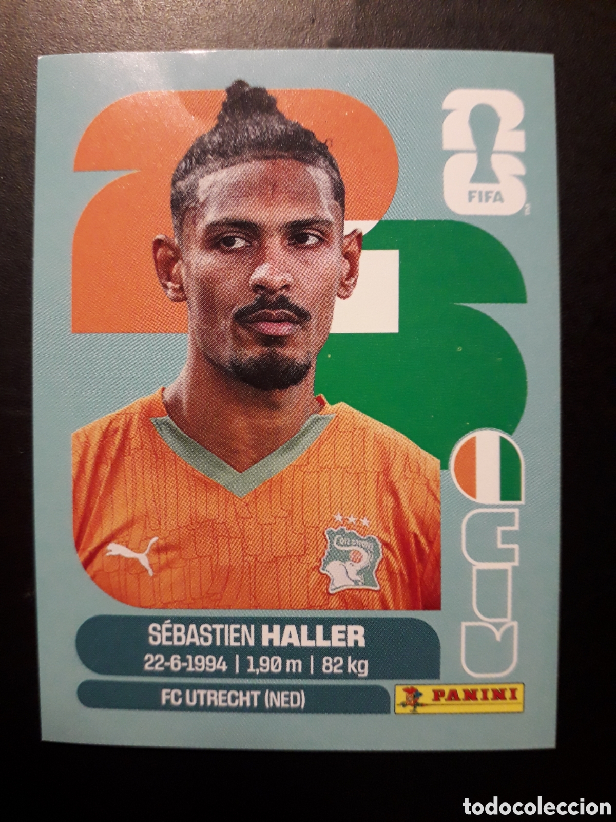 Cromos de F&uacute;tbol: HALLER COSTA DE MARFIL CIV 16 MUNDIAL F&Uacute;TBOL 2026 FIFA WORLD CUP PANINI SIN PEGAR PEDIDO M&Iacute;NIMO 3&euro;.