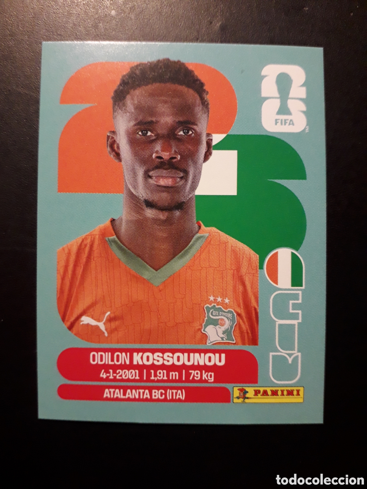 Cromos de F&uacute;tbol: KOSSOUNOU COSTA DE MARFIL CIV 5 MUNDIAL F&Uacute;TBOL 2026 FIFA WORLD CUP PANINI SIN PEGAR PEDIDO M&Iacute;NIMO 3&euro;