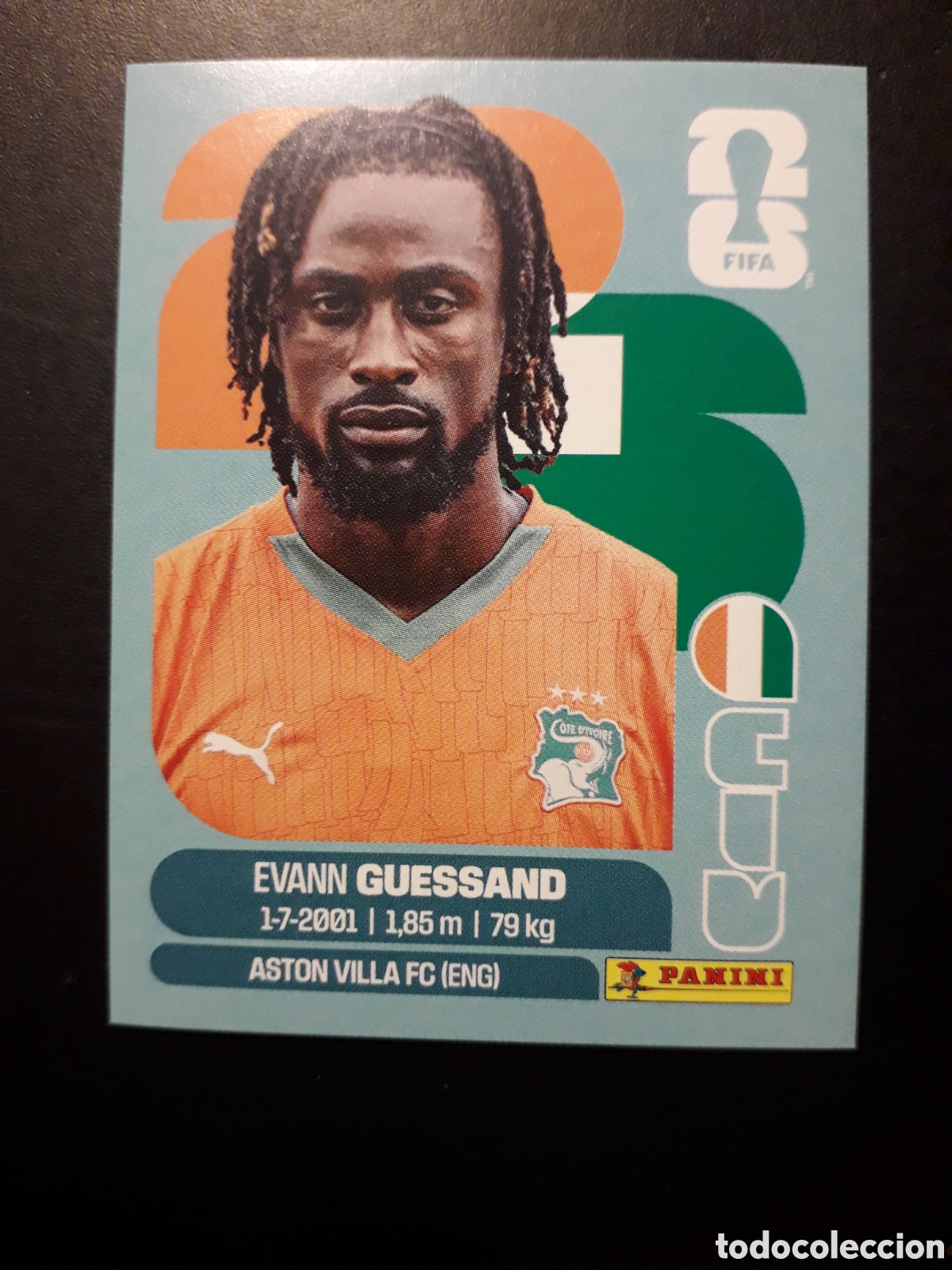 Cromos de F&uacute;tbol: GUESSAND COSTA DE MARFIL CIV 19 MUNDIAL F&Uacute;TBOL 2026 FIFA WORLD CUP PANINI SIN PEGAR PEDIDO M&Iacute;NIMO 3&euro;