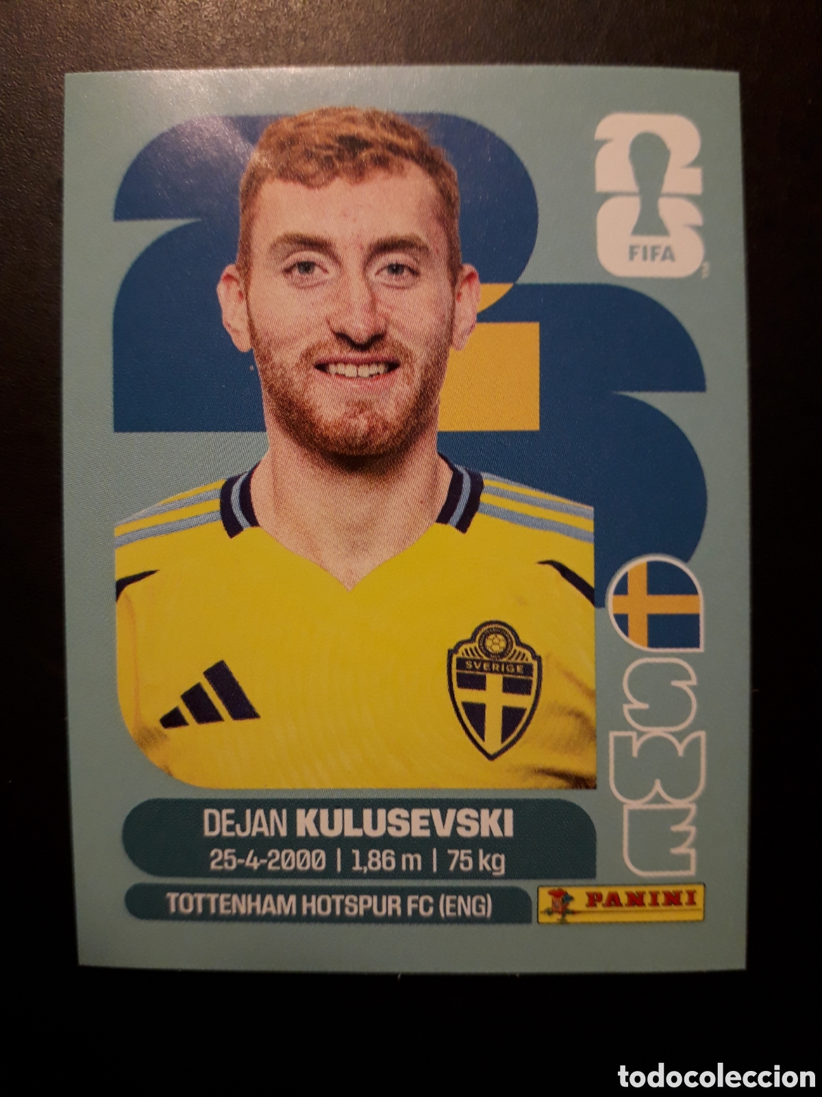 Cromos de F&uacute;tbol: KULUSEVSKI SUECIA SWE 17 MUNDIAL F&Uacute;TBOL 2026 FIFA WORLD CUP PANINI SIN PEGAR PEDIDO M&Iacute;NIMO 3&euro;.