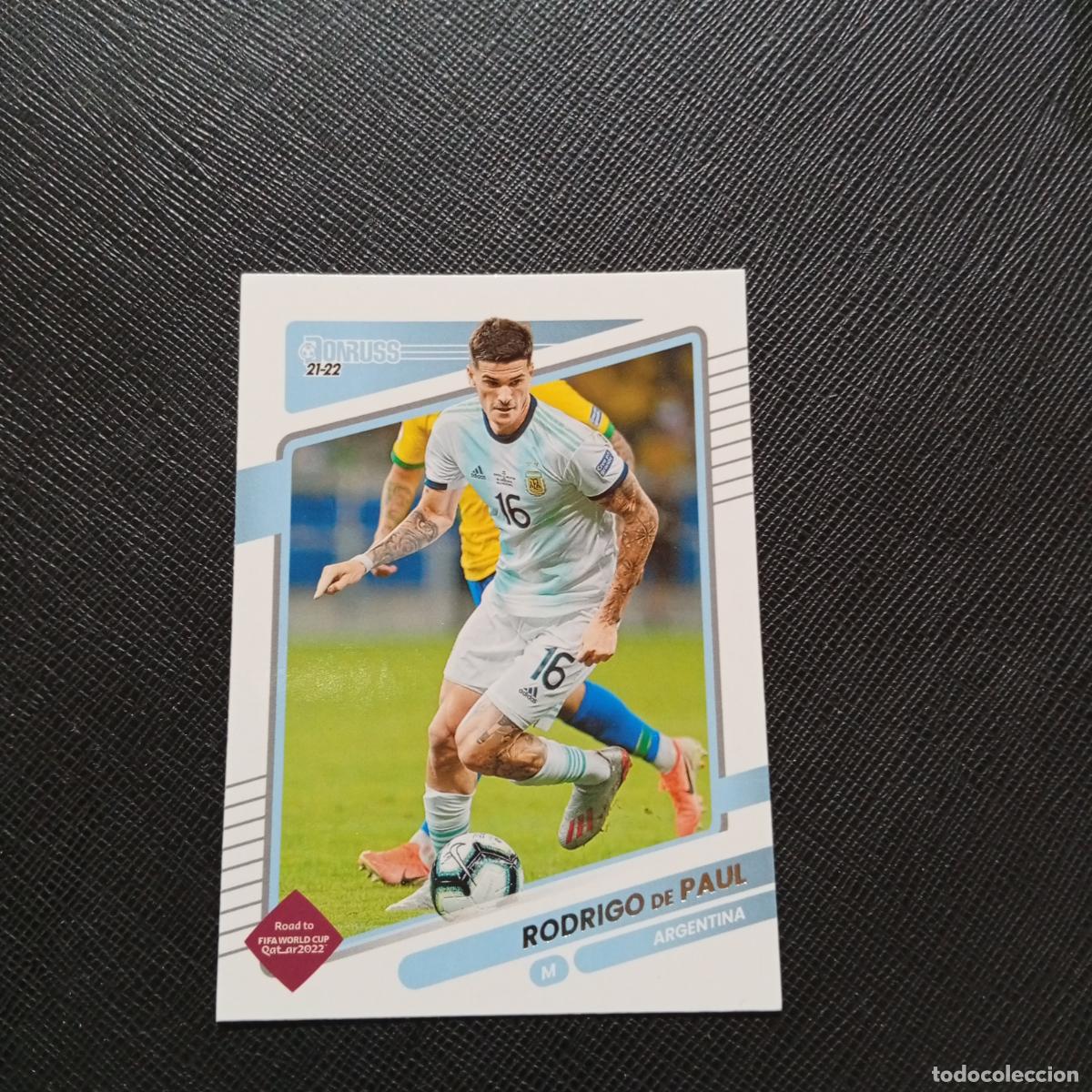 Cromos de F&uacute;tbol: 3 RODRIGO DE PAUL ARGENTINA DONRUSS SOCCER 21 22 MUNDIAL QATAR 2021 2022 FUTBOL - (MD2002-1) PG1