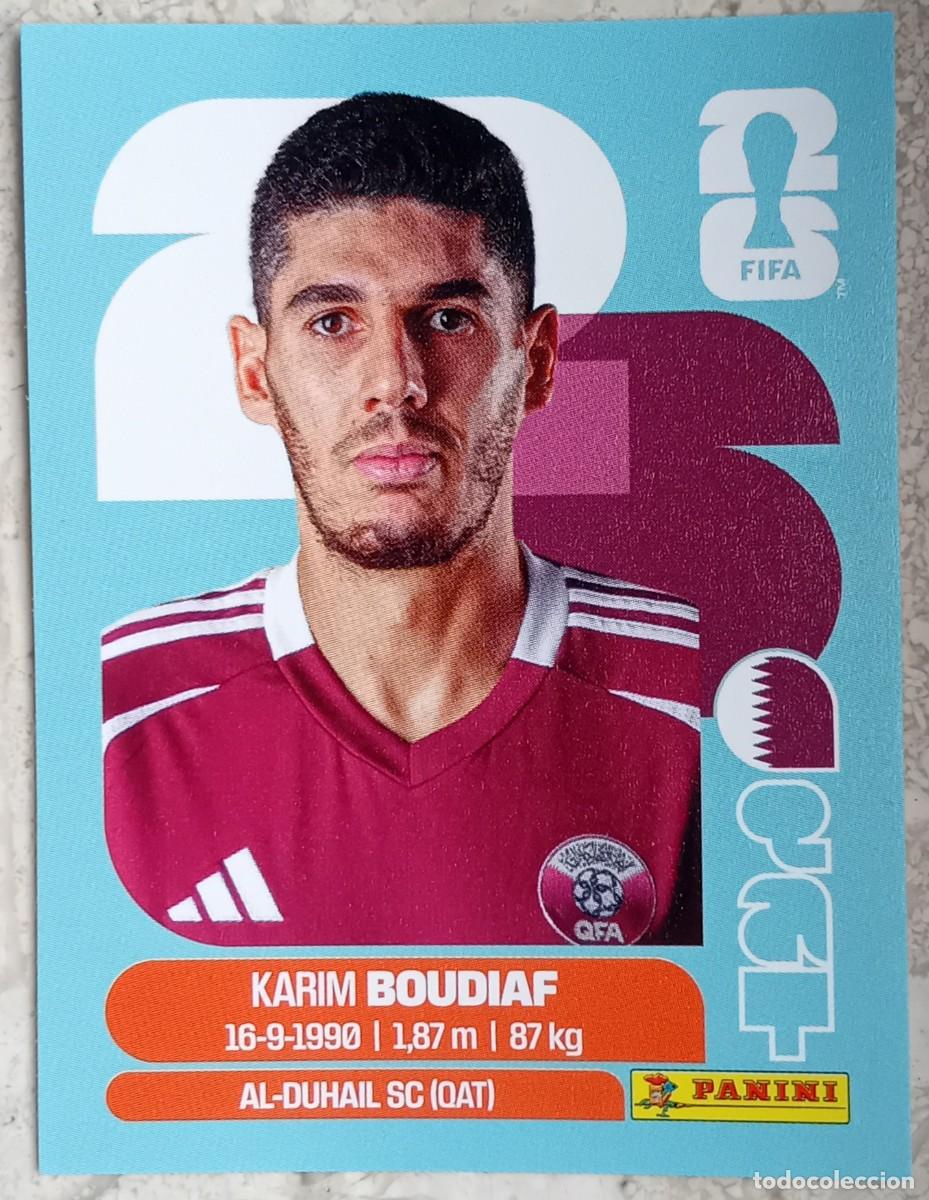Cromos de F&uacute;tbol: Figurina Panini 2026 Cromo World Cup Usa Mundial 2026 Karim Boudiaf Qatar n QAT 10