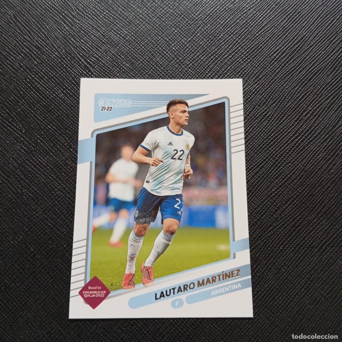 Cromos de F&uacute;tbol: 5 LAUTARO MARTINEZ ARGENTINA DONRUSS SOCCER 21 22 MUNDIAL ROAD TO QATAR 2021 2022 - (MD2002-2) PG1