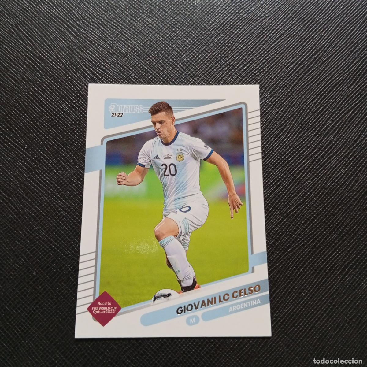 Cromos de F&uacute;tbol: 6 LO CELSO ARGENTINA DONRUSS SOCCER 21 22 MUNDIAL ROAD TO QATAR 2021 2022 - (MD2002-2) PG1