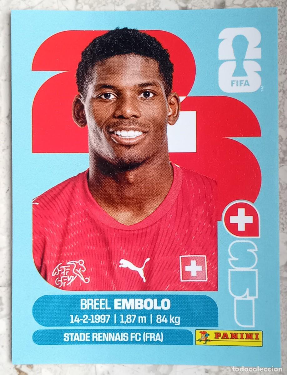 Cromos de F&uacute;tbol: Figurina Panini 2026 Cromo World Cup Usa Mundial 2026 Breel Embolo Switzerland n SUI 17