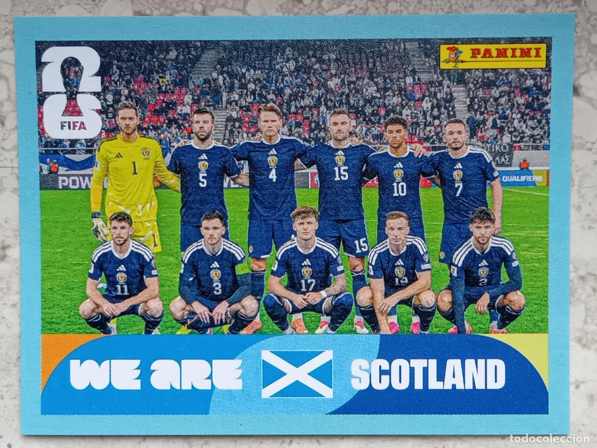 Cromos de F&uacute;tbol: Figurina Panini 2026 Cromo World Cup Usa Mundial 2026 Squadra Alineaci&oacute;n team Scotland n SCO 13