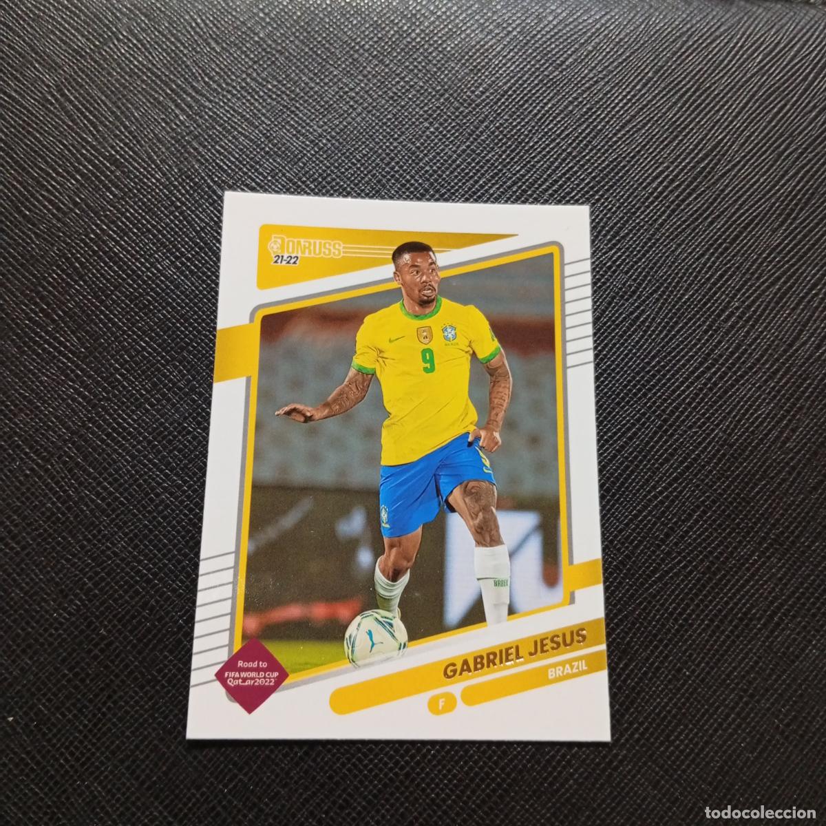 Cromos de F&uacute;tbol: 22 GABRIEL JESUS BRASIL DONRUSS SOCCER 21 22 MUNDIAL ROAD TO QATAR 2021 2022 - (MD2002-2) PG3