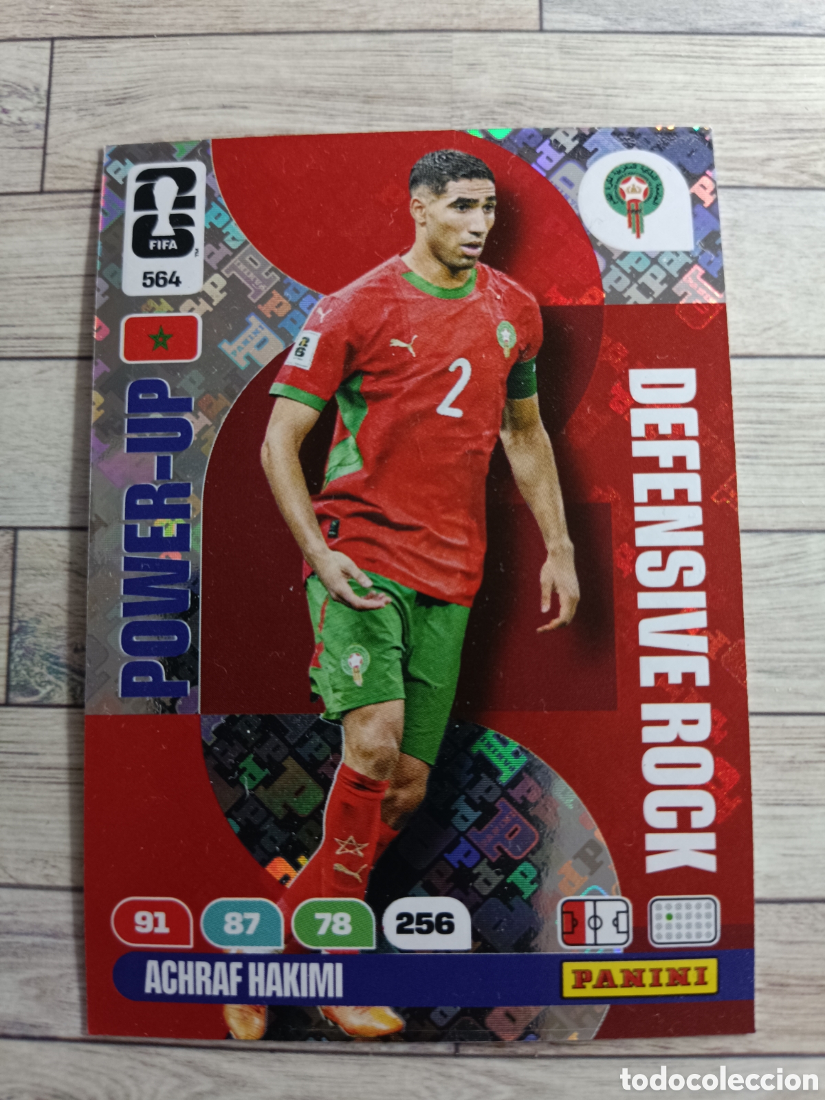 Cromos de F&uacute;tbol: 564 ACHRAF HAKIMI MARRUECOS DEFENSIVE ROCK ADRENALYN XL MUNDIAL FIFA WORLD CUP 2026 PANINI