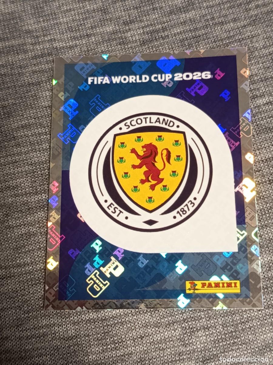 Cromos de F&uacute;tbol: ESCUDO ESCOCIA SCO 1 STICKER MUNDIAL 2026 PANINI FIFA WORLD CUP NUEVO