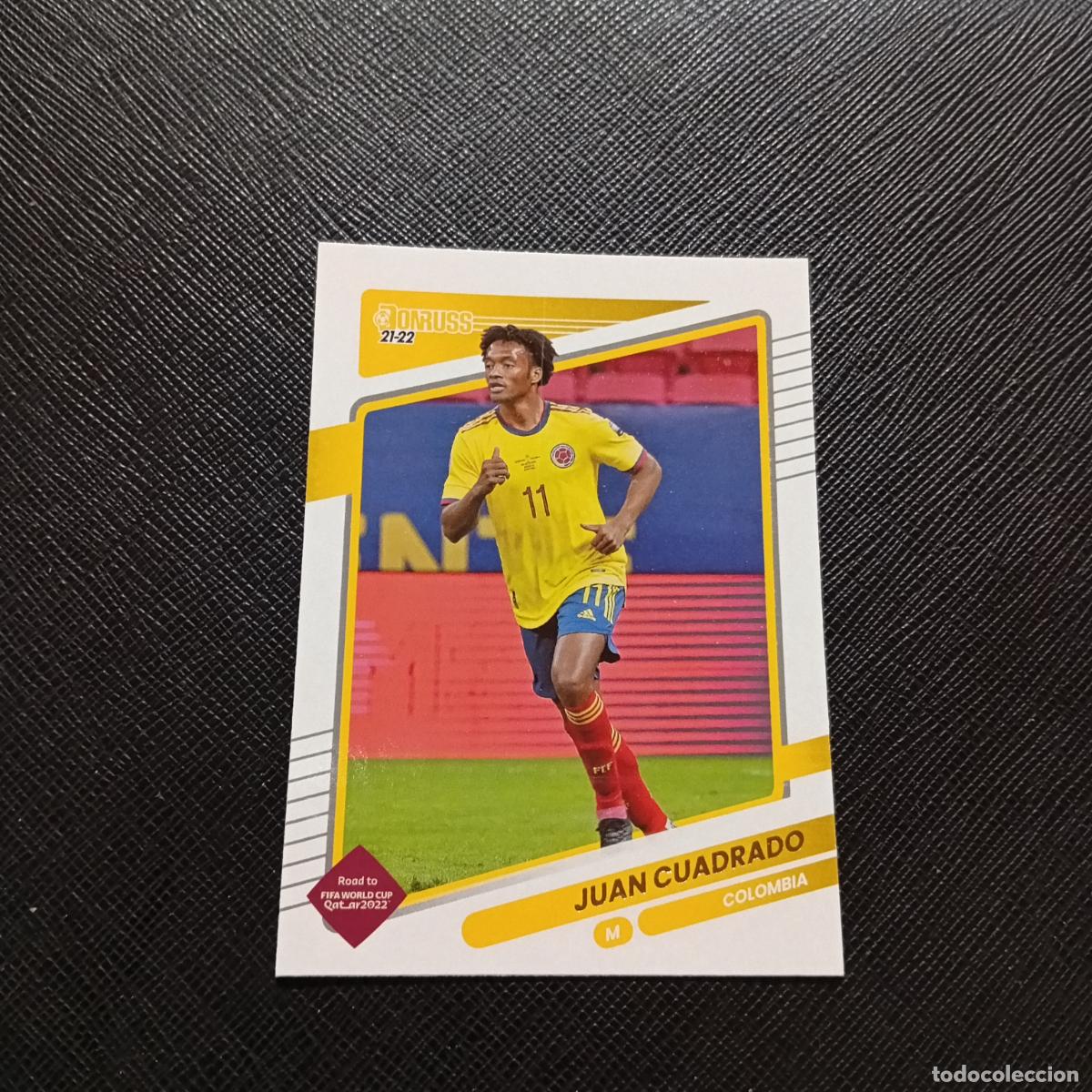 Cromos de F&uacute;tbol: 28 JUAN CUADRADO COLOMBIA DONRUSS SOCCER 21 22 MUNDIAL ROAD TO QATAR 2021 2022 - (MD2002-2) PG4