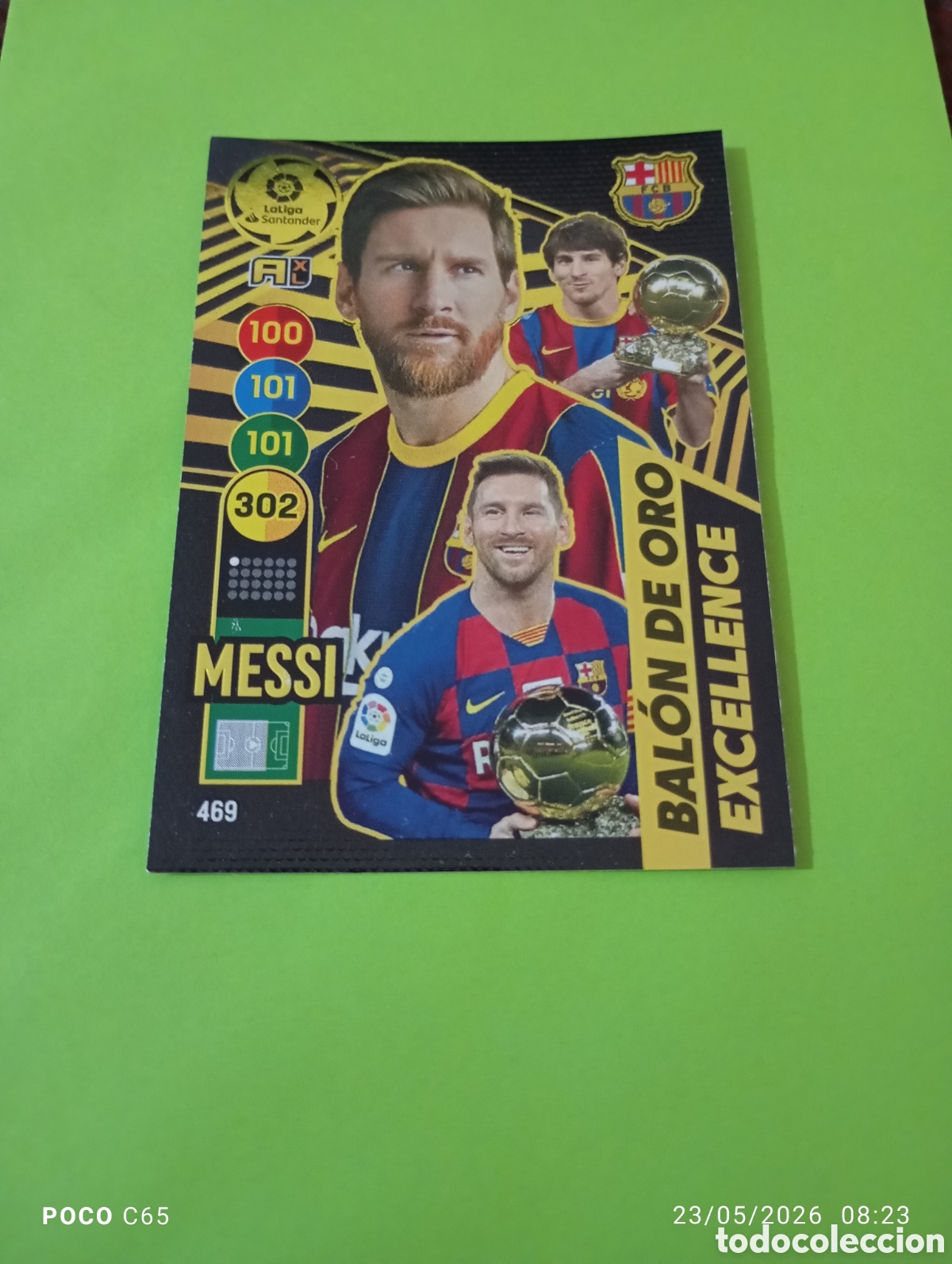 Cromos de F&uacute;tbol: Bal&oacute;n de oro excellence 2020 2021