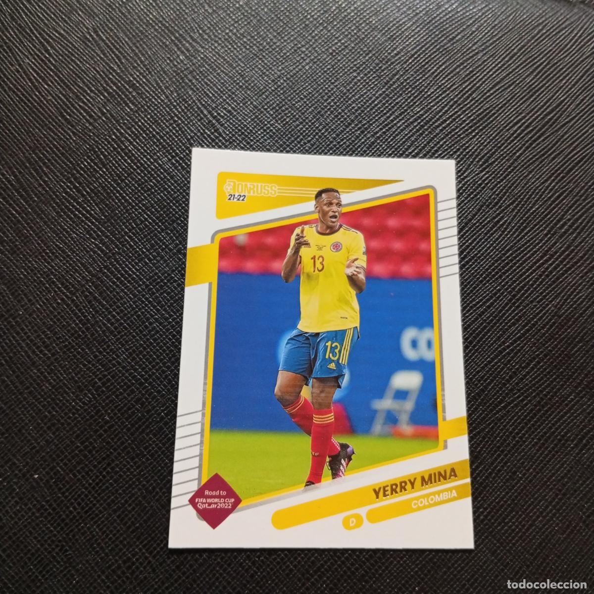 Football Stickers: 29 YERRY MINA COLOMBIA DONRUSS SOCCER 21 22 MUNDIAL ROAD TO QATAR 2021 2022 - (MD2002-2) PG4