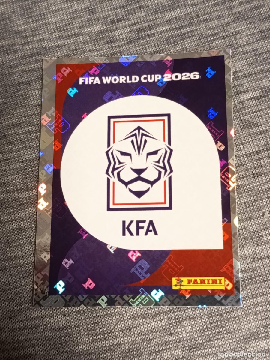 Cromos de F&uacute;tbol: ESCUDO COREA DEL SUR KOR 1 STICKER MUNDIAL 2026 PANINI FIFA WORLD CUP NUEVO