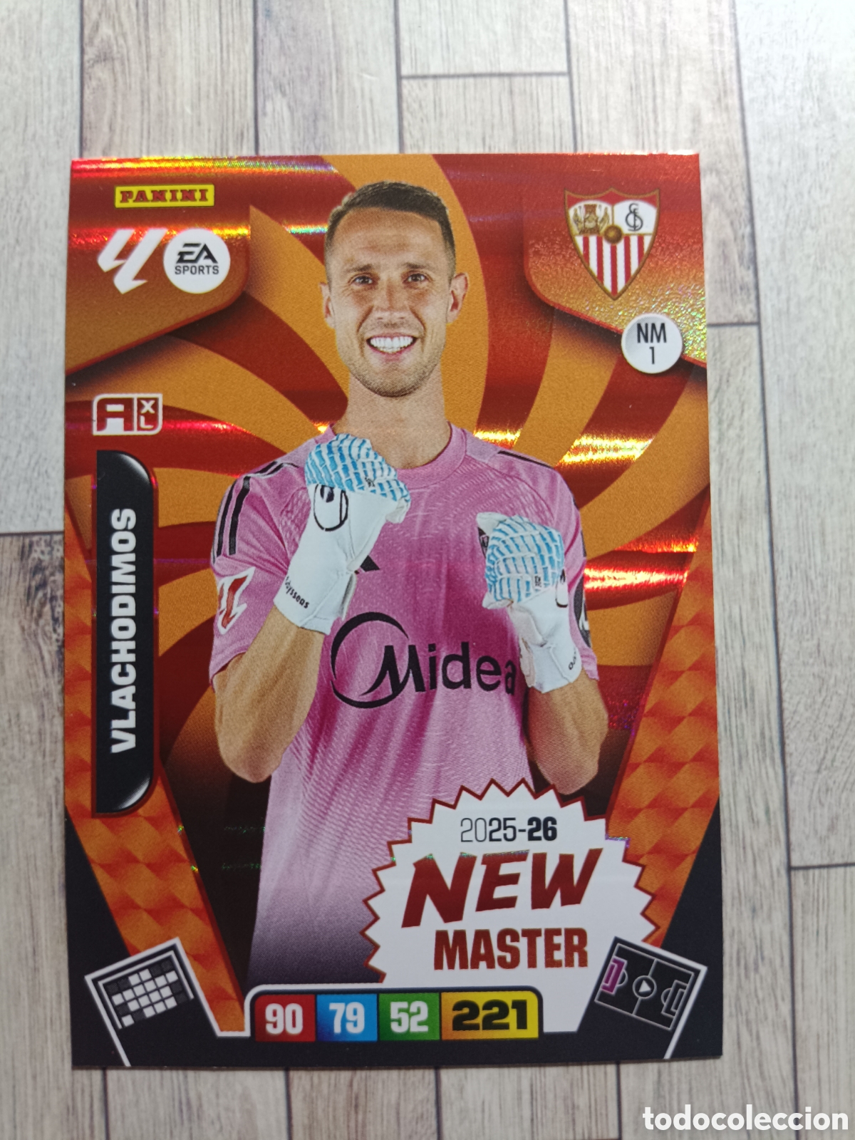 Cromos de F&uacute;tbol: NM1 VLACHODIMOS NEW MASTER SEVILLA ADRENALYN XL LIGA 2025 2026 PANINI 25 26