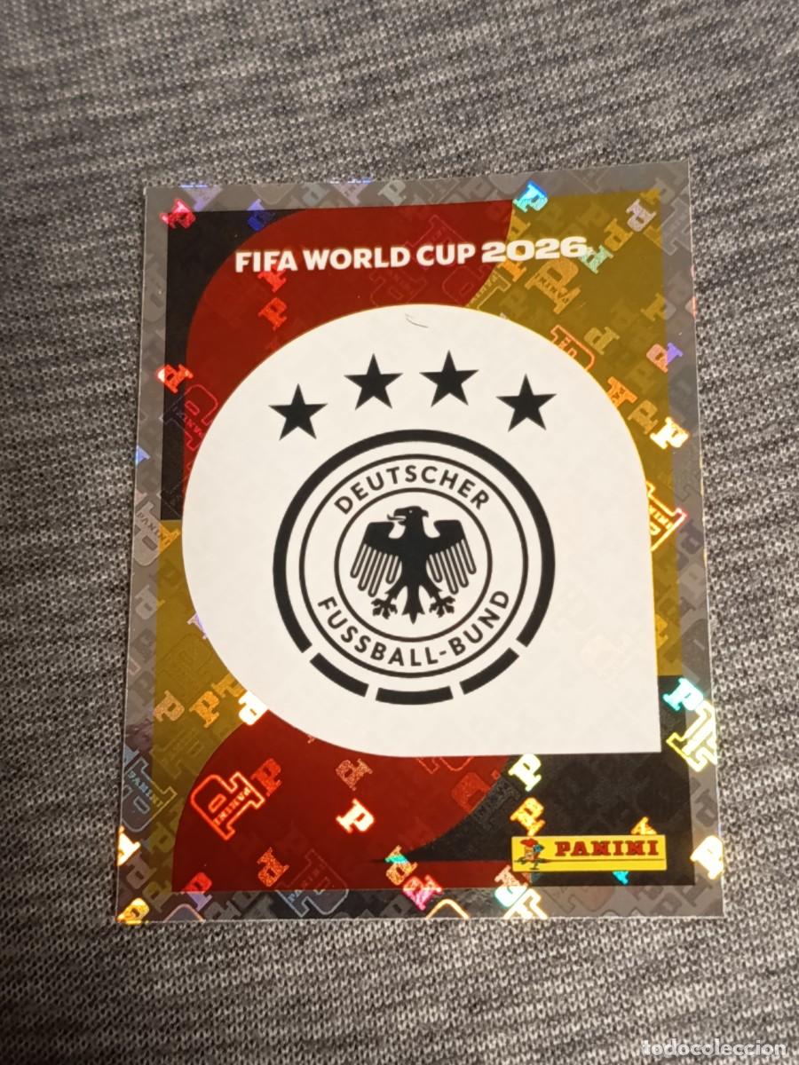 Cromos de F&uacute;tbol: ESCUDO ALEMANIA GER 1 STICKER MUNDIAL 2026 PANINI FIFA WORLD CUP NUEVO