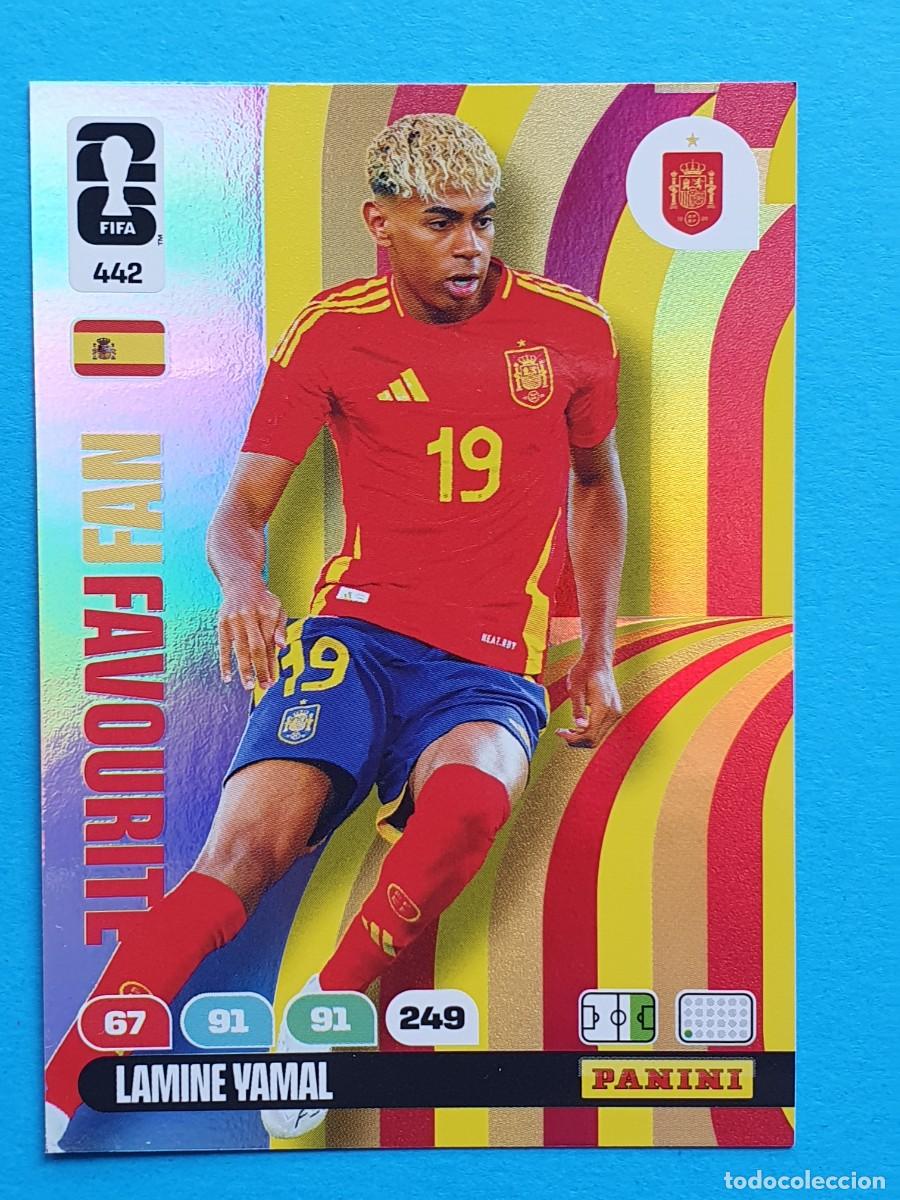 Cromos de F&uacute;tbol: Fan Favourite #442 LAMINE YAMAL (Spain) - PANINI Adrenalyn XL FIFA World CUP 2026