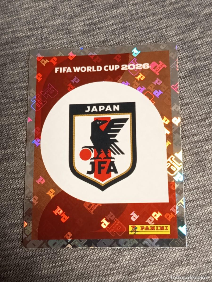Cromos de F&uacute;tbol: ESCUDO JAPON JPN 1 STICKER MUNDIAL 2026 PANINI FIFA WORLD CUP NUEVO