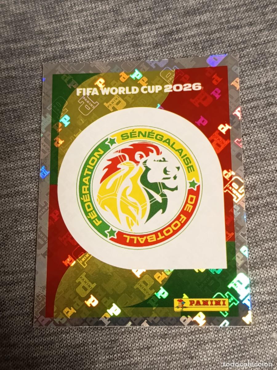 Cromos de Futebol: ESCUDO SENEGAL SEN 1 STICKER MUNDIAL 2026 PANINI FIFA WORLD CUP NUEVO