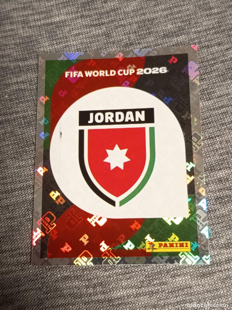 Cromos de Futebol: ESCUDO JORDANIA JOR 1 STICKER MUNDIAL 2026 PANINI FIFA WORLD CUP NUEVO