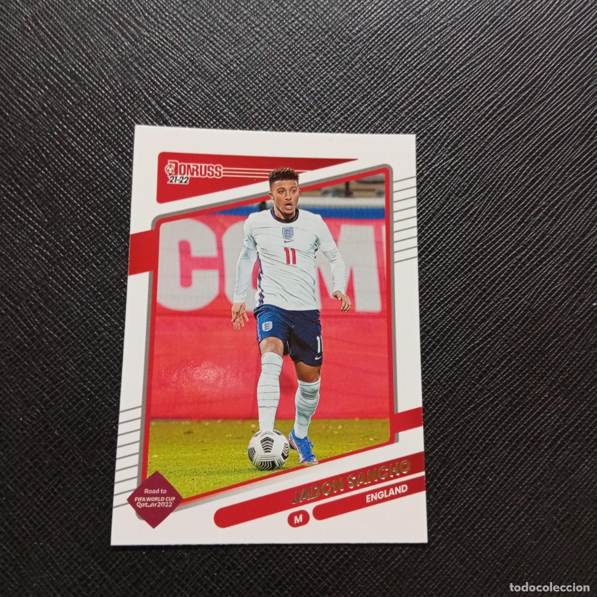 Cromos de F&uacute;tbol: 52 JADON SANCHO INGLATERRA DONRUSS SOCCER 21 22 MUNDIAL ROAD TO QATAR 2021 2022 - (MD2002-2) PG7