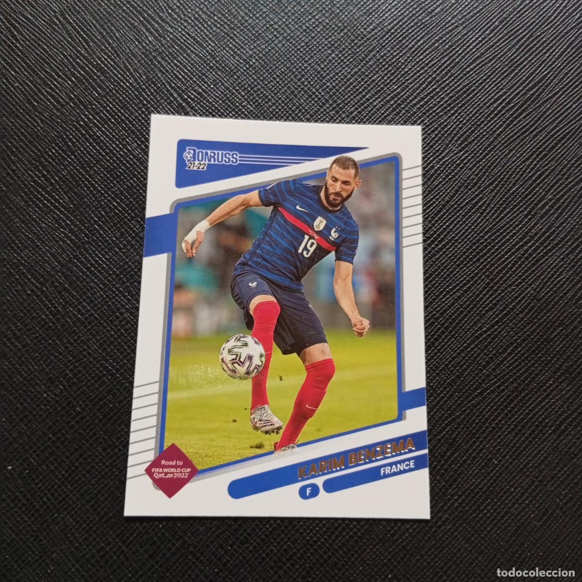 Cromos de F&uacute;tbol: 64 BENZEMA FRANCIA DONRUSS SOCCER 21 22 MUNDIAL ROAD TO QATAR 2021 2022 - (MD2002-2) PG9