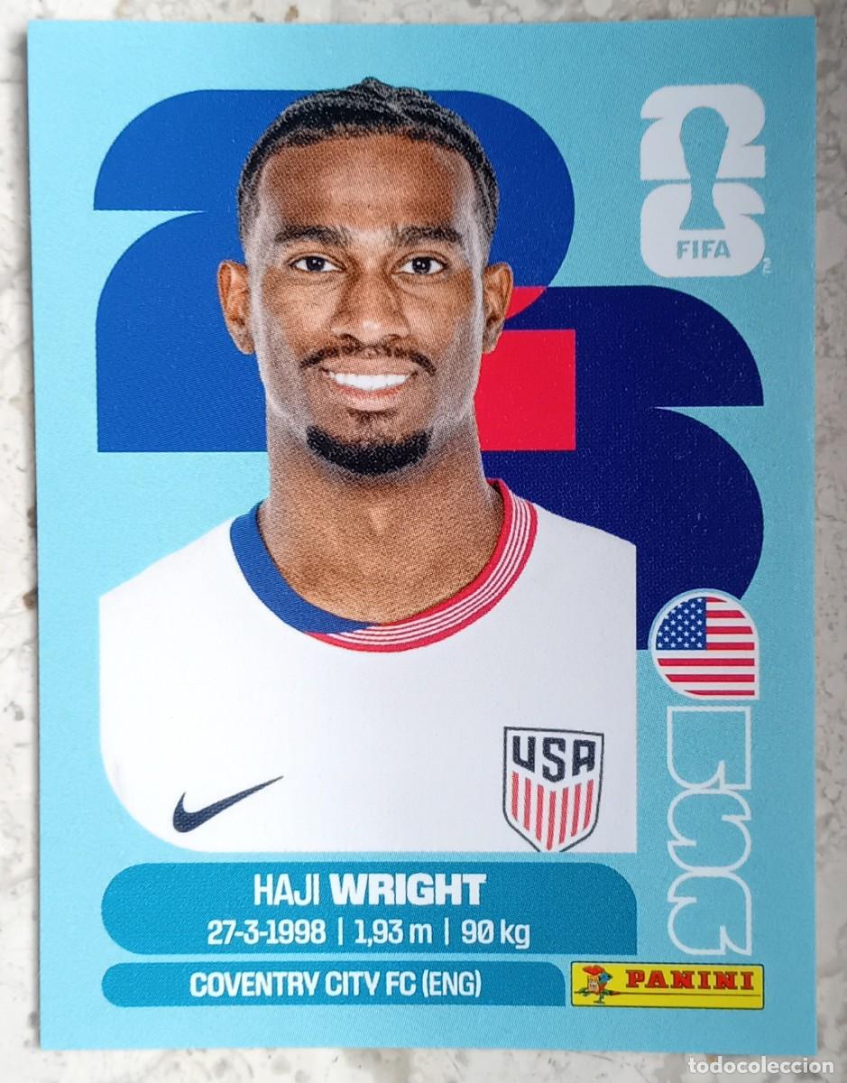 Cromos de F&uacute;tbol: Figurina Panini 2026 Cromo World Cup Usa Mundial 2026 Haji Wright USA n USA 19