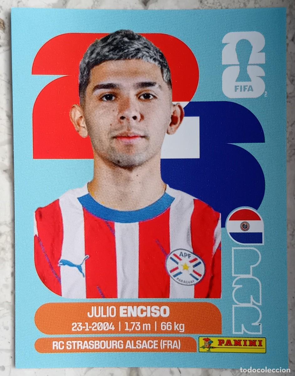 Cromos de F&uacute;tbol: Figurina Panini 2026 Cromo World Cup Usa Mundial 2026 Julio Enciso Paraguay n PAR 15