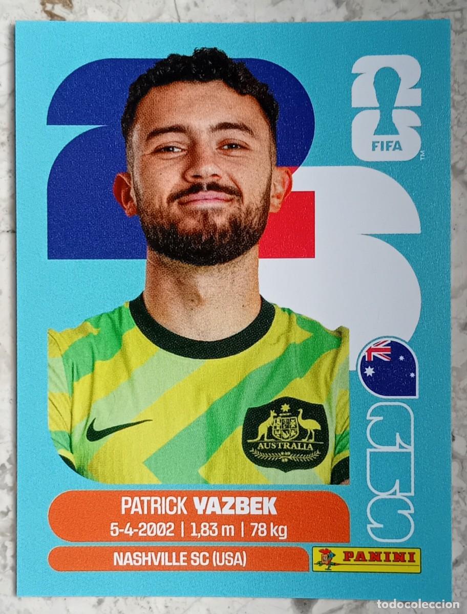 Cartes &agrave; collectionner de Football: Figurina Panini 2026 Cromo World Cup Usa Mundial 2026 Patrick Yazbeck Australia n AUS 16