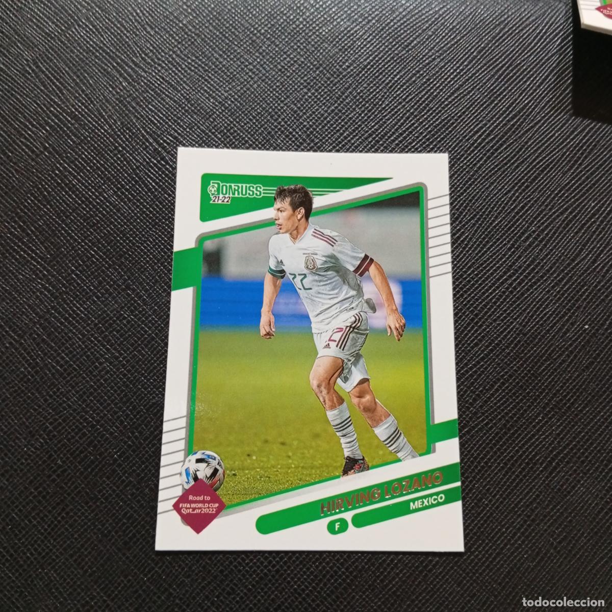 Cartes &agrave; collectionner de Football: 89 HIRVING LOZANO MEXICO DONRUSS SOCCER 21 22 MUNDIAL ROAD TO QATAR 2021 2022 - (MD2002-2) PG12