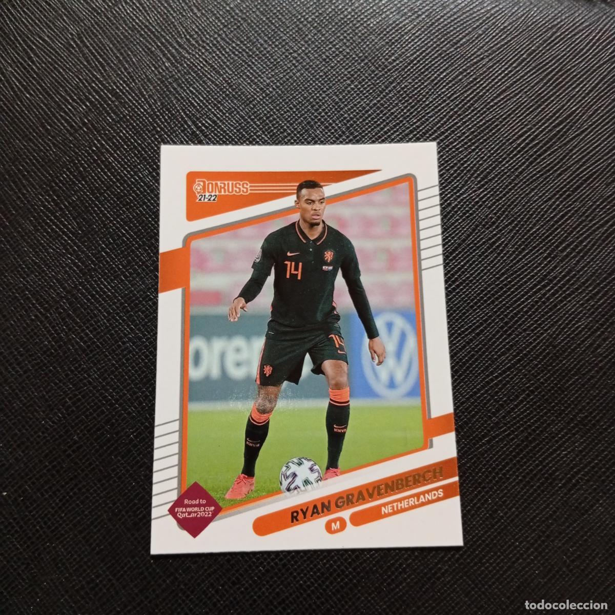Figurine di Calcio: 96 RYAN GRAVENBERCH HOLANDA DONRUSS SOCCER 21 22 MUNDIAL ROAD TO QATAR 2021 2022 - (MD2002-2) PG12