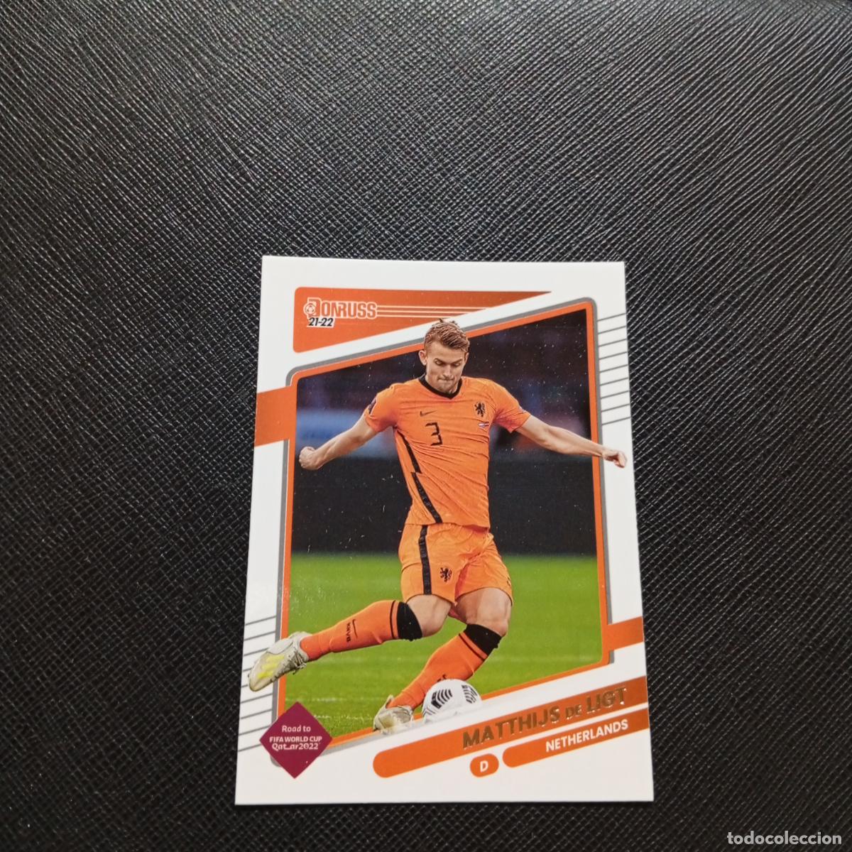 Figurine di Calcio: 97 DE LIGT HOLANDA DONRUSS SOCCER 21 22 MUNDIAL ROAD TO QATAR 2021 2022 - (MD2002-2) PG12
