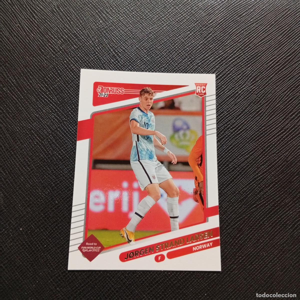 Cromos de F&uacute;tbol: 106 STRAND LARSEN NORUEGA DONRUSS SOCCER 21 22 MUNDIAL ROAD TO QATAR 2021 2022 - (MD2002-2) PG14