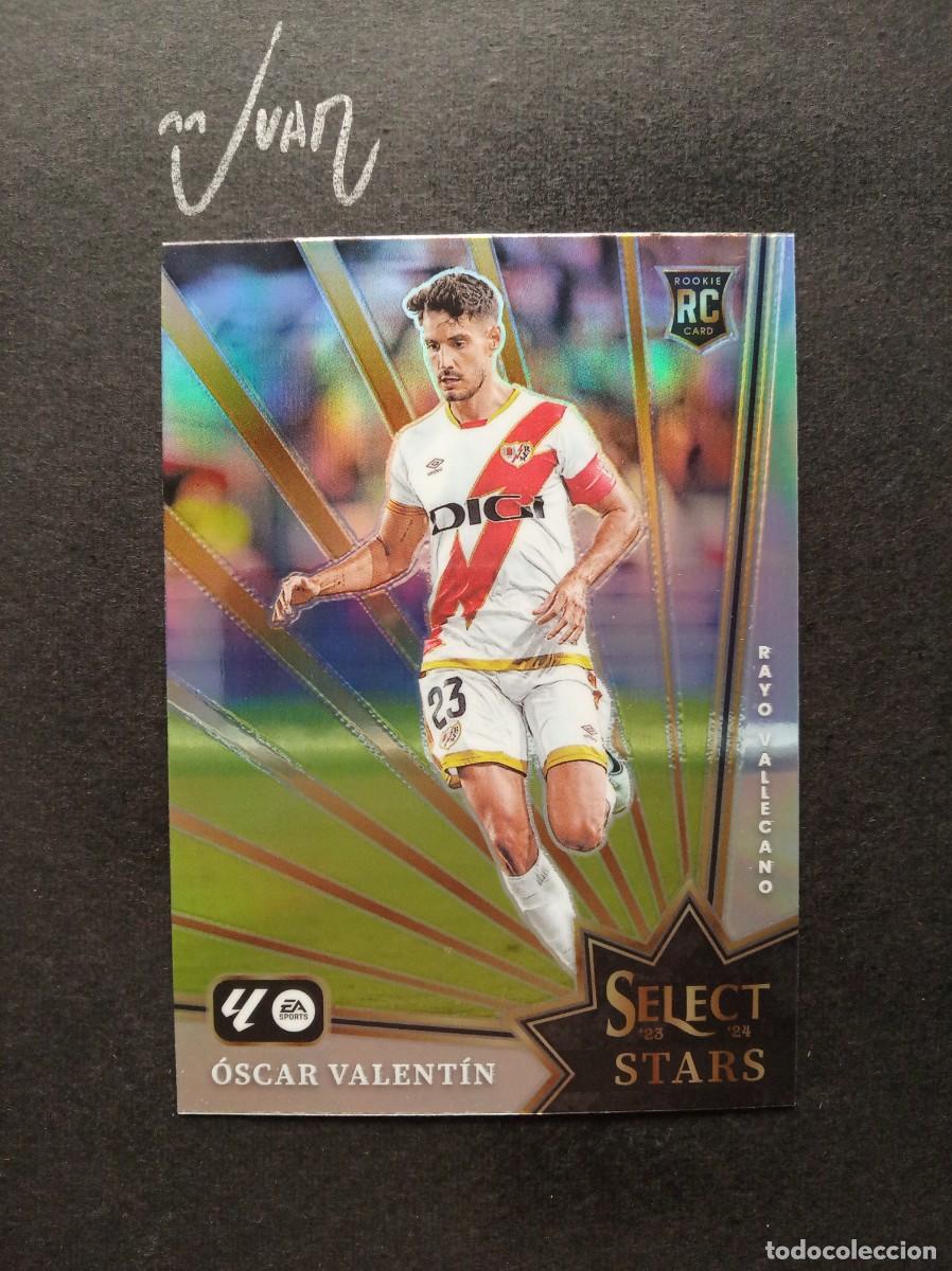 Cromos de Futebol: N&ordm; 21 STARS ROOKIE OSCAR VALENTIN RAYO VALLECANO ⚽ PANINI &reg; SELECT LIGA 2023 2024 23 24 NUEVO