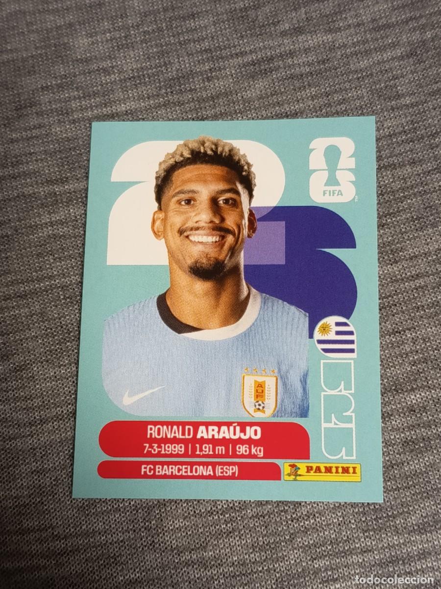 Cromos de F&uacute;tbol: ARAUJO URU 4 STICKER MUNDIAL 2026 PANINI FIFA WORLD CUP NUEVO