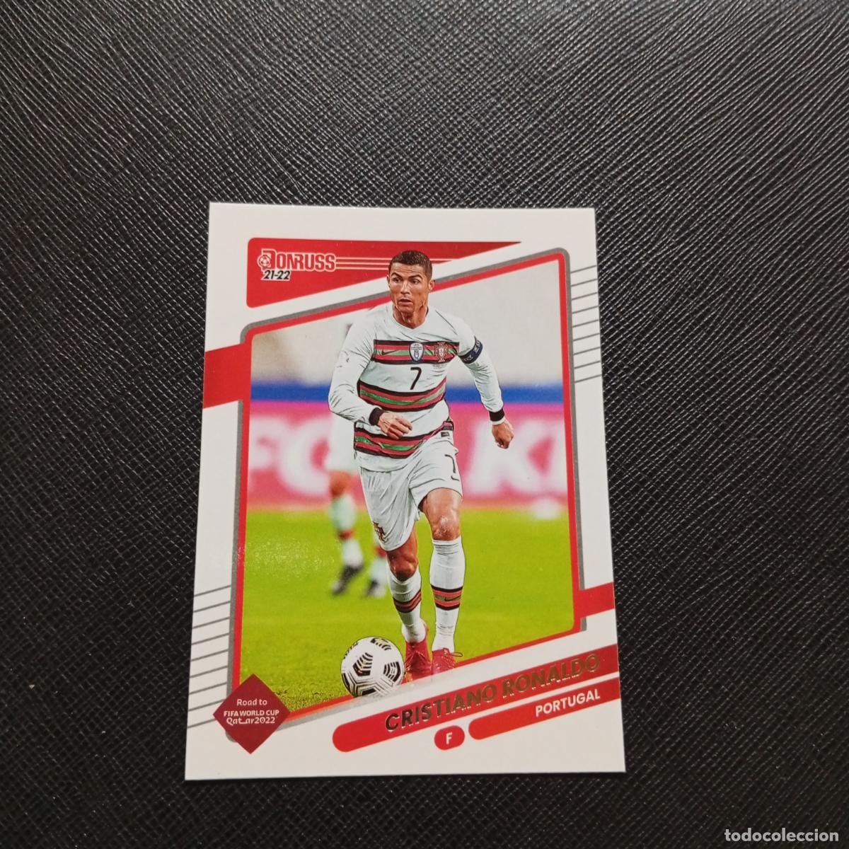 Fu&szlig;ball-Sticker: 116 CRISTIANO RONALDO PORTUGAL DONRUSS SOCCER 21 22 MUNDIAL ROAD TO QATAR 2021 2022 (MD2002-2) PG16
