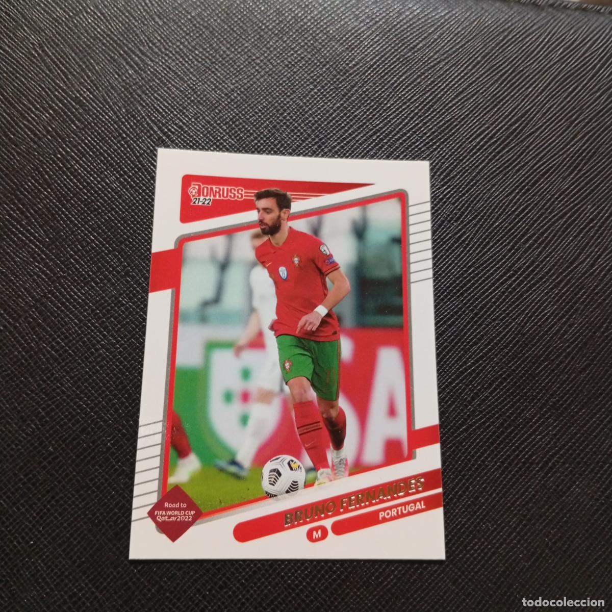 Football Stickers: 118 BRUNO FERNANDES PORTUGAL DONRUSS SOCCER 21 22 MUNDIAL ROAD TO QATAR 2021 2022 - (MD2002-2) PG16
