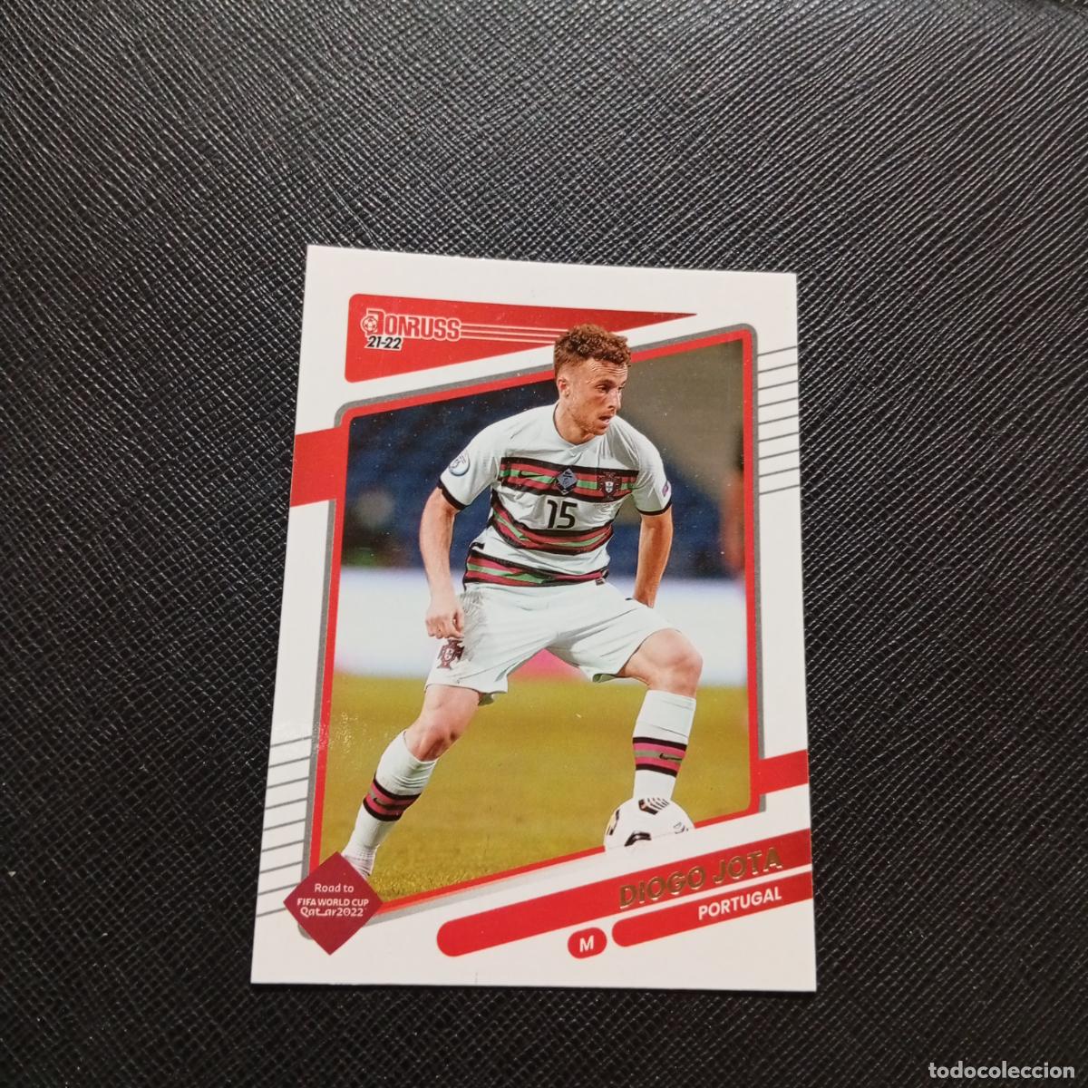 Football Stickers: 120 DIOGO JOTA PORTUGAL DONRUSS SOCCER 21 22 MUNDIAL ROAD TO QATAR 2021 2022 - (MD2002-2) PG17