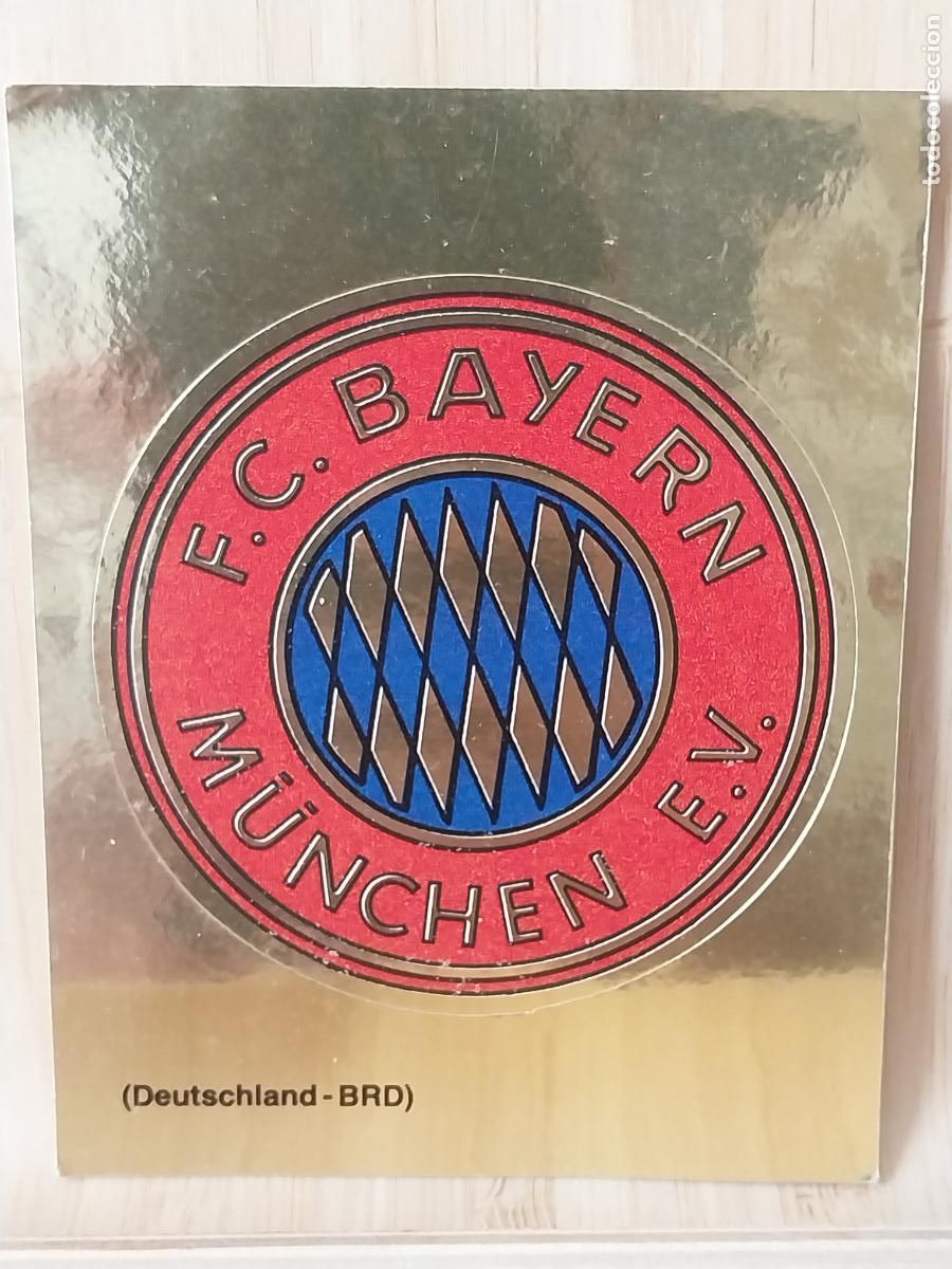 Football Stickers: BAYERN MUNCHEN MUNICH PANINI STICKERS CROMO BRILLANTE A&Ntilde;O 1980 SIN PEGAR NUNCA ORIGINAL 9.6X7.6CMS