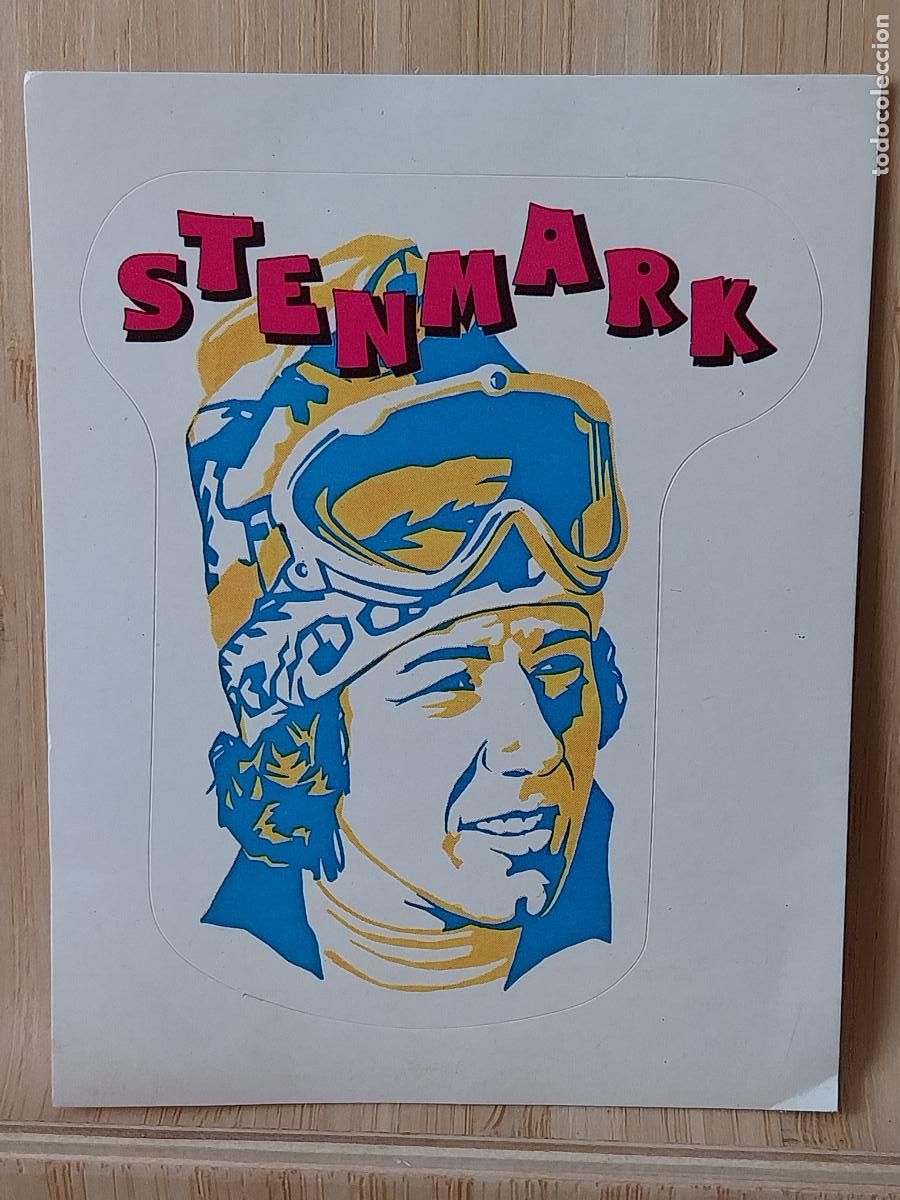 Football Stickers: STENMARK INGEMAR PANINI STICKERS CROMO BRILLANTE A&Ntilde;O 1980 SIN PEGAR NUNCA ORIGINAL 9.6X7.6CMS