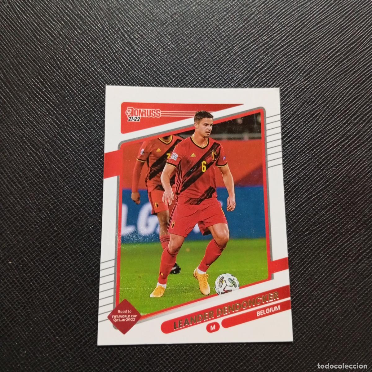 Football Stickers: 126 DENDONCKER BELGICA DONRUSS SOCCER 21 22 MUNDIAL ROAD TO QATAR 2021 2022 - (MD2002-2) PG18