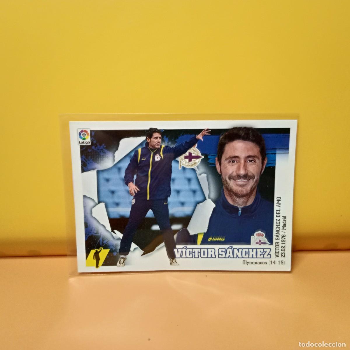 Figurine di Calcio: EDICIONES ESTE 2015 2016 15 16 DEPORTIVO LA CORU&Ntilde;A V&Iacute;CTOR S&Aacute;NCHEZ 2