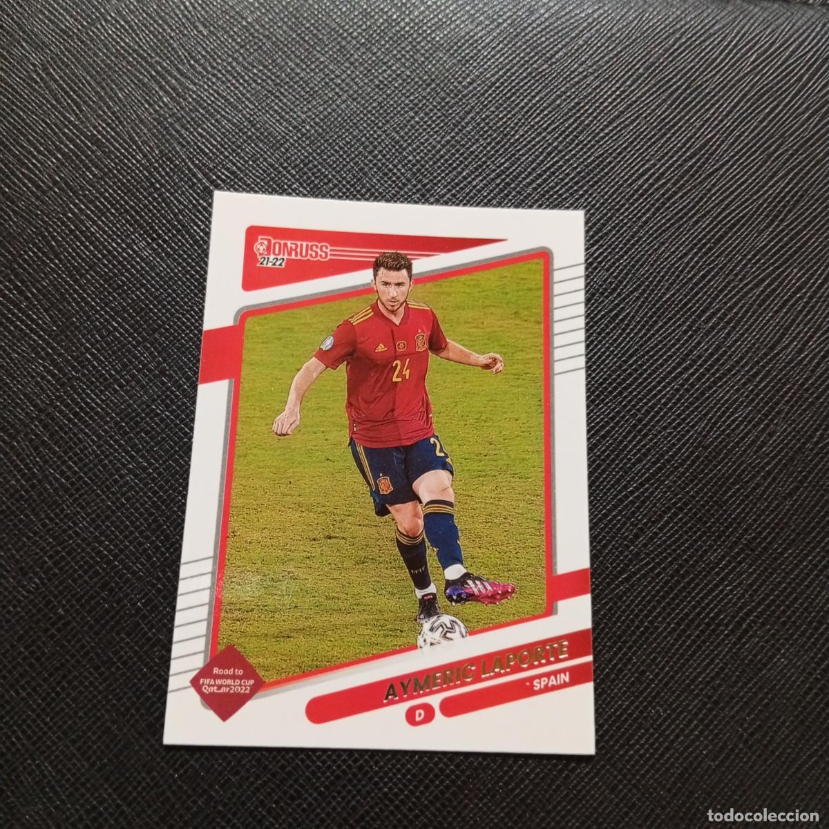 Figurine di Calcio: 129 LAPORTE ESPA&Ntilde;A DONRUSS SOCCER 21 22 MUNDIAL ROAD TO QATAR 2021 2022 - (MD2002-2) PG18