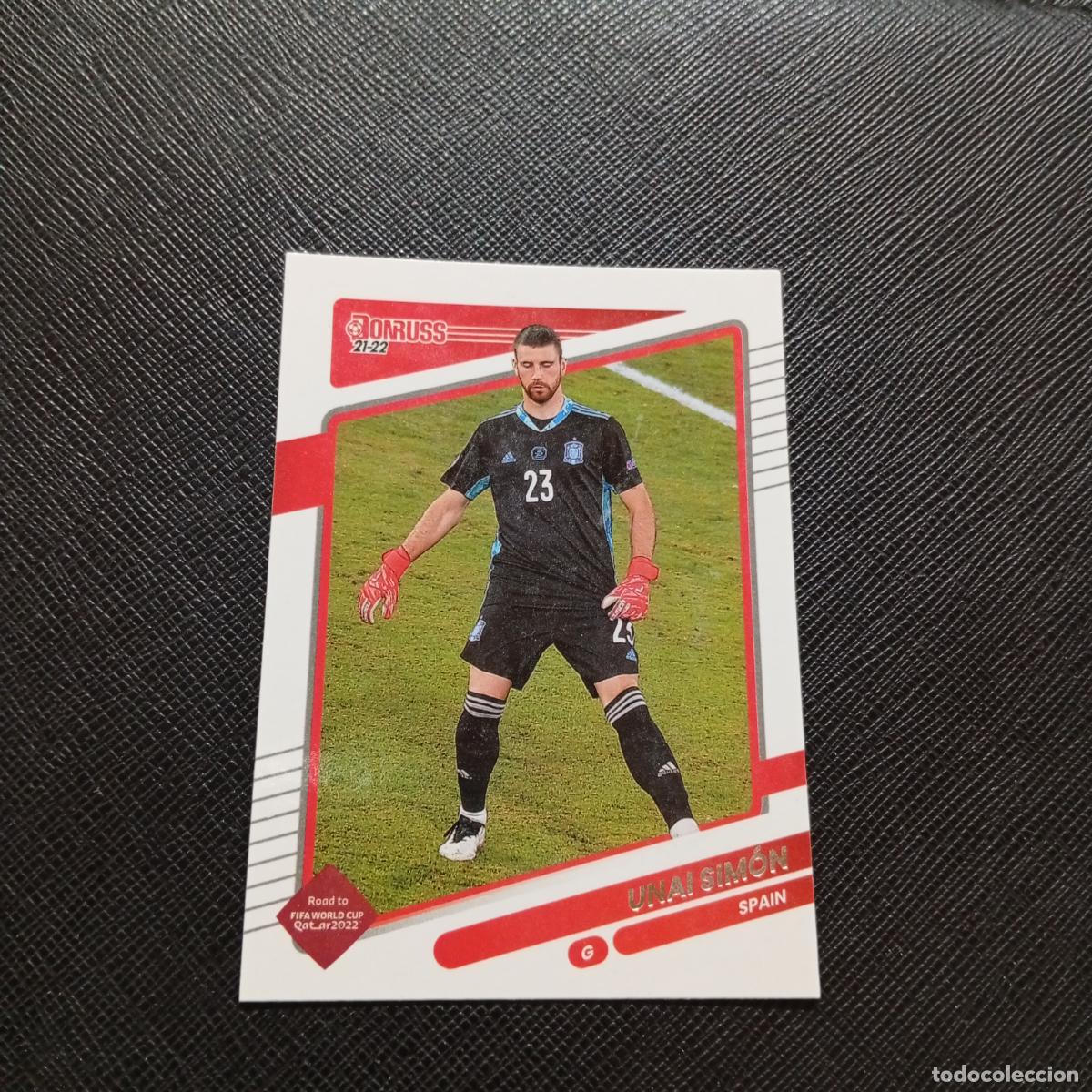Cromos de F&uacute;tbol: 130 UNAI SIMON ESPA&Ntilde;A DONRUSS SOCCER 21 22 MUNDIAL ROAD TO QATAR 2021 2022 - (MD2002-2) PG18